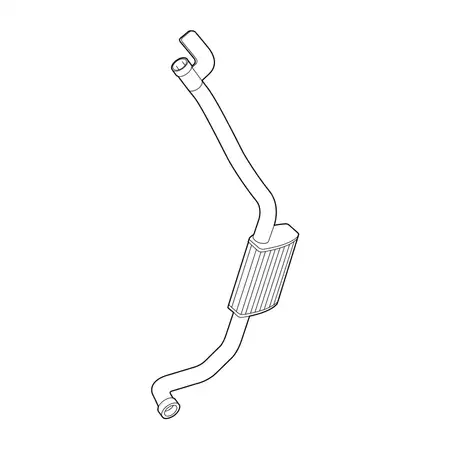 Orig. Land Rover Schalld&auml;mpfer Standheizung Lr079262