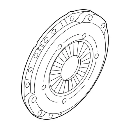 Orig. Renault Kupplungsdruckplatte 302102934r