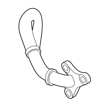 Orig. Renault Leitung Abgasr&uuml;ckf&uuml;hrung 147137099r