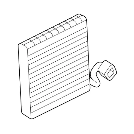 Orig. Renault Verdampfer Klima 272813365r