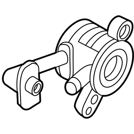 Orig. Renault Nehmerzylinder Mit Ausr&uuml;cklager 306206219r