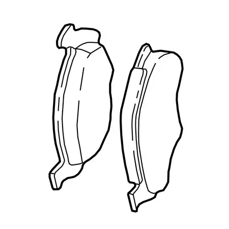 Orig. Toyota Bremsklotzsatz 0446505302