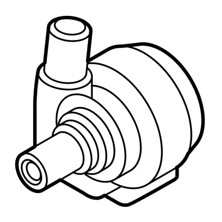 Orig. Renault Elektrische Zusatzwasserpumpe 212001517r