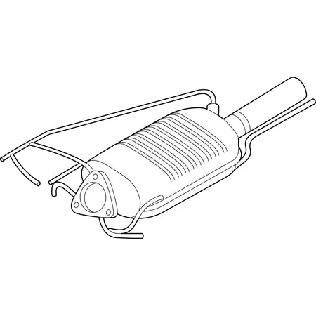 Orig. Land Rover Katalysator Partikelfilter Lr134916