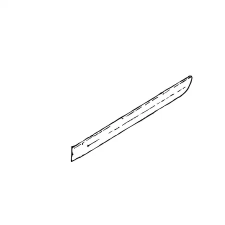 Orig. Renault Stossleiste (t&uuml;r Hinten) 6001549297