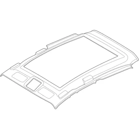 Orig. Renault Himmel Mit Glasdachausschnitt 739103860r