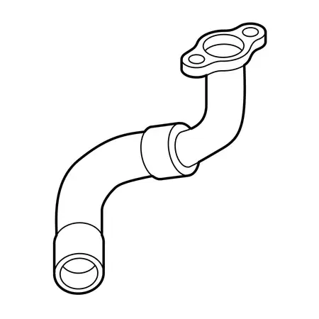 Orig. Renault &Ouml;lr&uuml;cklaufleitung Turbo 151983990r