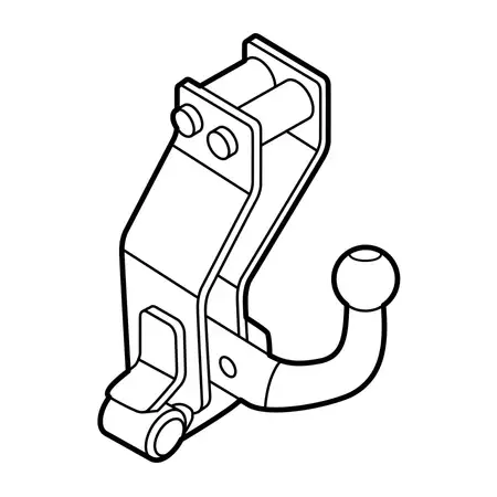 Orig. Renault Anh&auml;ngerkupplung Abnehmbar 8201722927
