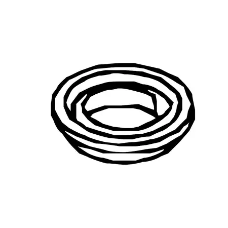 Orig. Renault Gummiring Vorderfeder Unten 7700419475