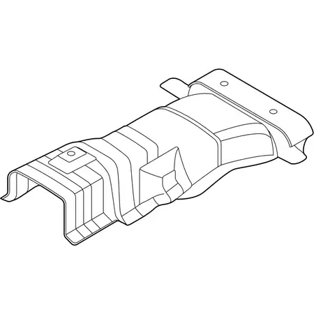 Orig. Mazda Hitzeschutz Hauptschalld&auml;mpfer Kb8e56400