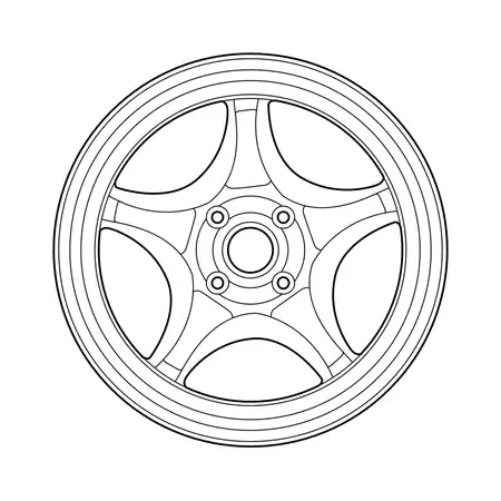 Orig. Renault Felge Vorn 403006103r