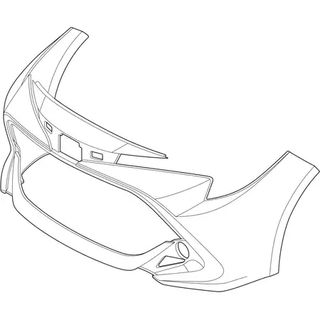 Orig. Toyota Stossf&auml;nger Verkleidung