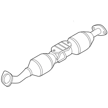 Orig. Toyota Auspuffrohr Vorn Mit Katalysator 1741037b52