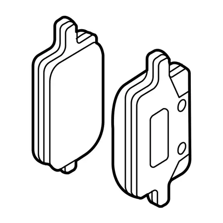 Orig. Toyota Bremsklotzsatz 04465yzzcm