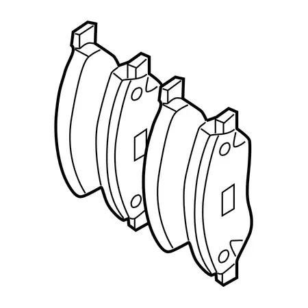 Orig. Land Rover Bremsklotzsatz Lr134693