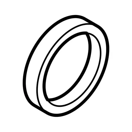 Orig. Mazda Kurbelwellendichtring (stirnrad) Pe0110602