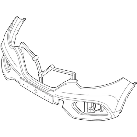 Orig. Renault Stossf&auml;nger Verkleidung 620222672r