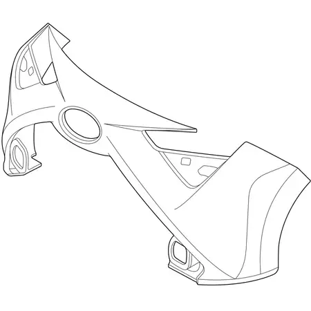 Orig. Toyota Stossf&auml;nger Verkleidung 521190h920