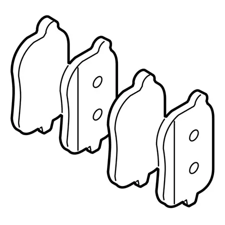 Orig. Land Rover Bremsklotzsatz Lr134694