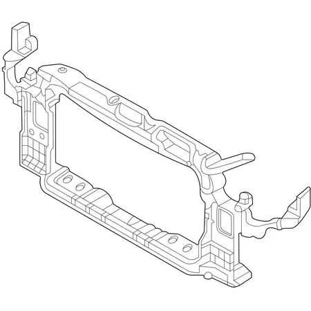 Orig. Hyundai Frontblech Komplett 641013z051