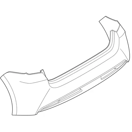 Orig. Toyota Stossf&auml;ngerverkleidung 521590f911