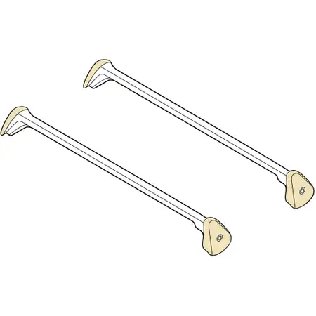 Orig. Jaguar Dachreling Traverse Satz