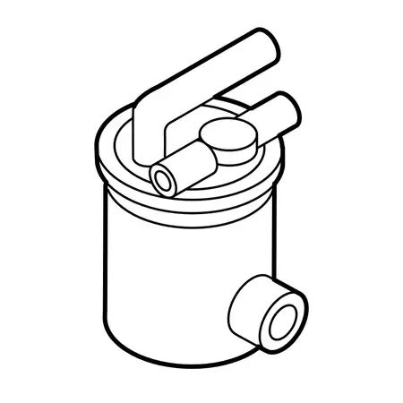 Orig. Renault Kraftstoffilter 164a0hv80a