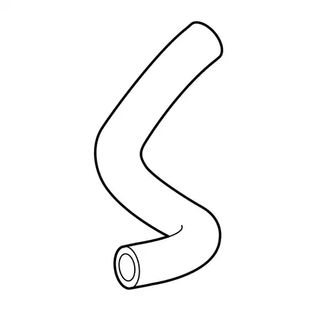 Orig. Toyota K&uuml;hlerschlauch Unten 1657247050