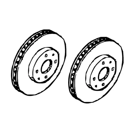 Orig. Renault Bremsscheibensatz 402064230r