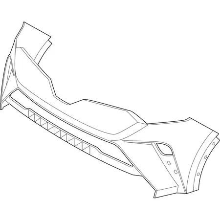 Orig. Toyota Stossf&auml;nger Verkleidung Oben