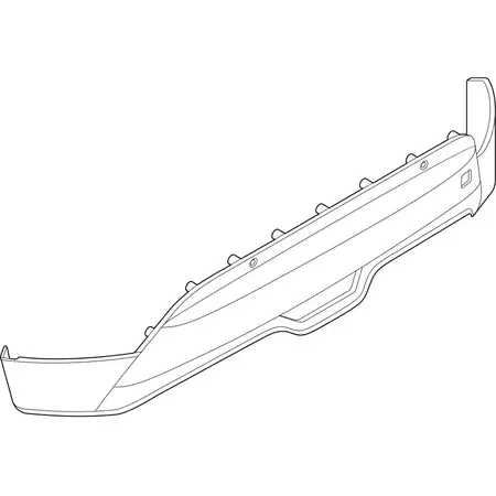 Orig. Toyota Stossf&auml;nger Verkleidung Unten