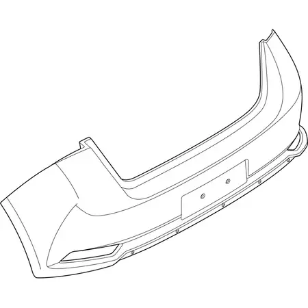 Orig. Toyota Stossf&auml;ngerverkleidung