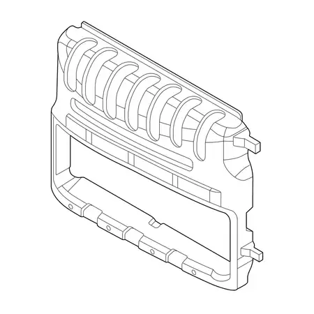 Orig. Renault K&uuml;hlerverkleidung 215549271r