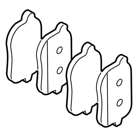 Orig. Land Rover Bremsklotzsatz Lr134882