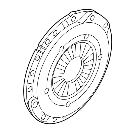 Orig. Hyundai Kupplungsdruckplatte 4130026100