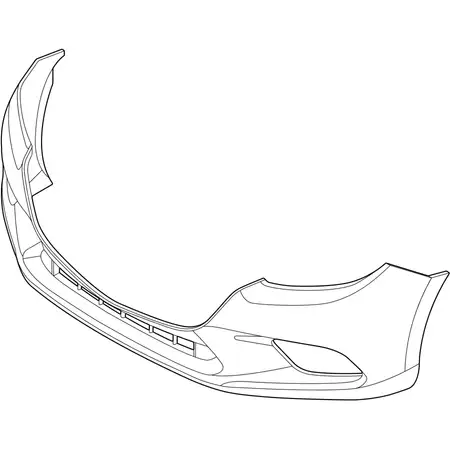 Orig. Mazda Stossf&auml;nger Verkleidung B63d50031bbb