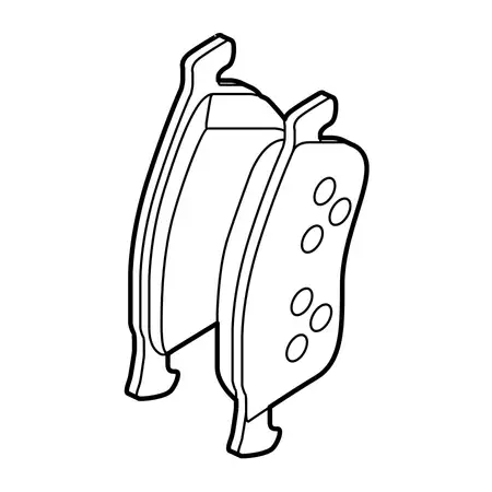 Orig. Toyota Bremsklotzsatz 04465f4010