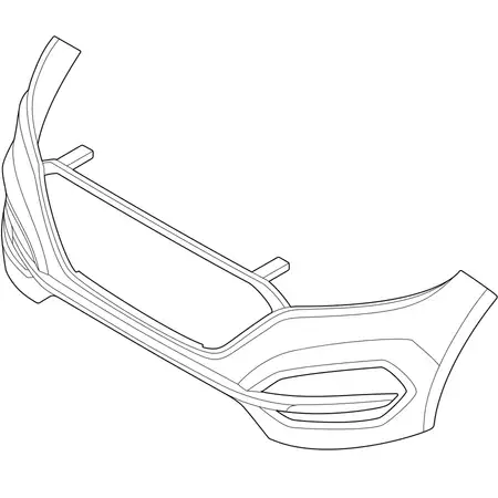 Orig. Hyundai Stossf&auml;nger Verkleidung 86511d7100
