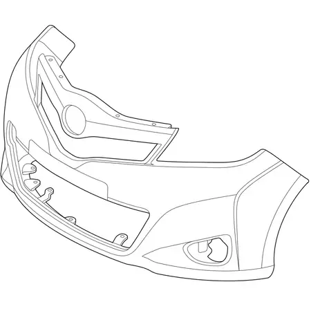 Orig. Toyota Stossf&auml;nger Verkleidung 521190u904