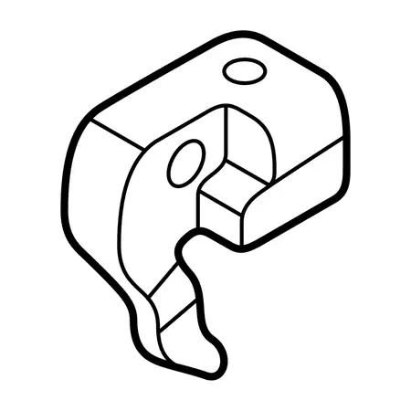 Orig. Renault Befestigungssatz 206515699r