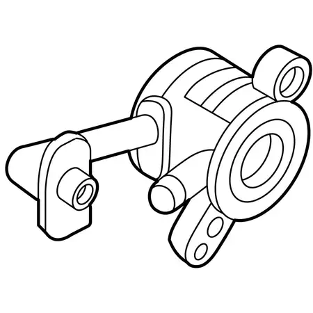 Orig. Renault Nehmerzylinder Mit Ausr&uuml;cklager 8201290863