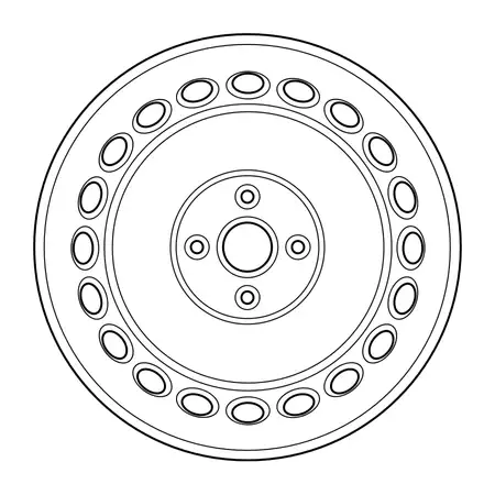 Orig. Renault Felge Vorn 403006864r