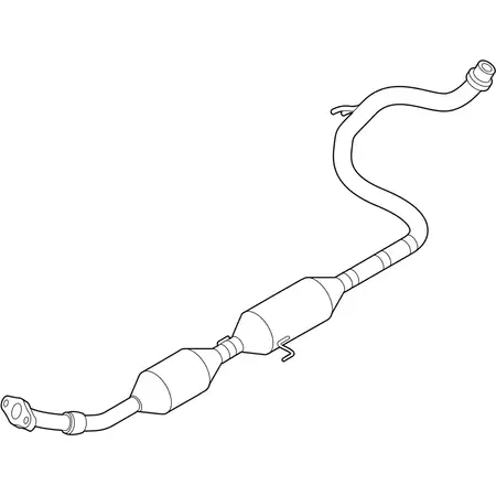 Orig. Toyota Auspuffrohr Vorn Mit Topf