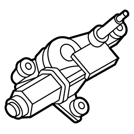 Orig. Toyota Scheibenwischermotor Hinten 851300h051