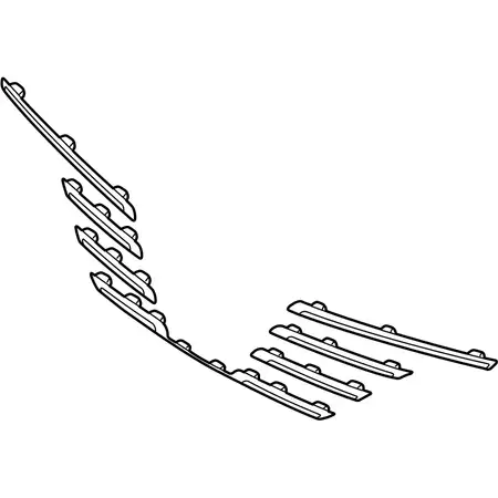 Orig. Renault Zierleiste Seitlich Satz 960108367r