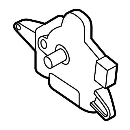Orig. Hyundai Antrieb Umluftklappe 971591h150