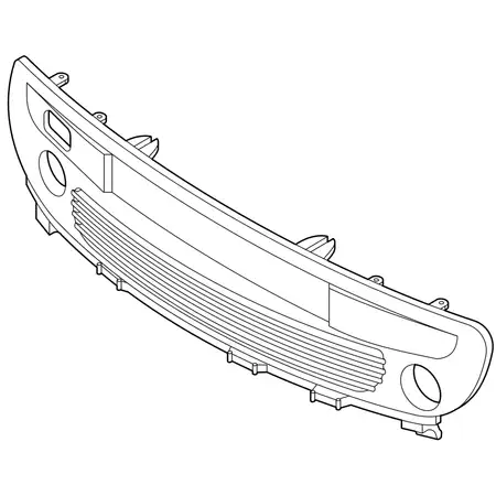 Orig. Renault Luftgitter 622541335r