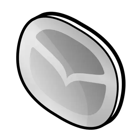 Orig. Mazda Emblem D43n51730