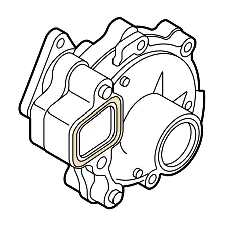 Orig. Mazda Wasserpumpe Pe0115010d