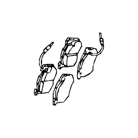 Orig. Renault Bremsklotzsatz 410604441r